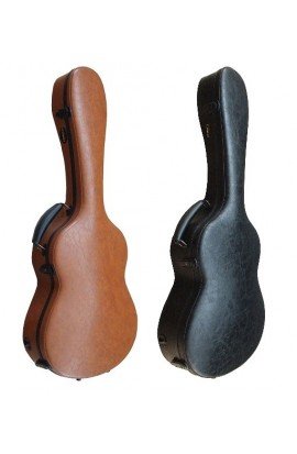 Cibeles Black Leather Classical Guitar Fiber Case