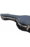 ABS Classical Guitar Case Grey Squares Carbon Grey/Black Cibeles
