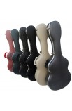 Estuche ABS Guitarra Clásica Gris Cuadraditos color Carbono Gris/Negro Cibeles