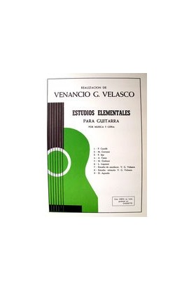 Método Guitarra Venancio Velasco: Estudios Fáciles