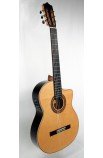 Martínez MFG-RS CE - Black Flamenco Guitar EQ Fishman PSY-301