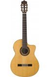 Martínez MFG-RS CE - Black Flamenco Guitar EQ Fishman PSY-301