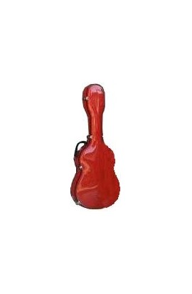 Estuche Fibra Guitarra Clásica Rojo Cibeles